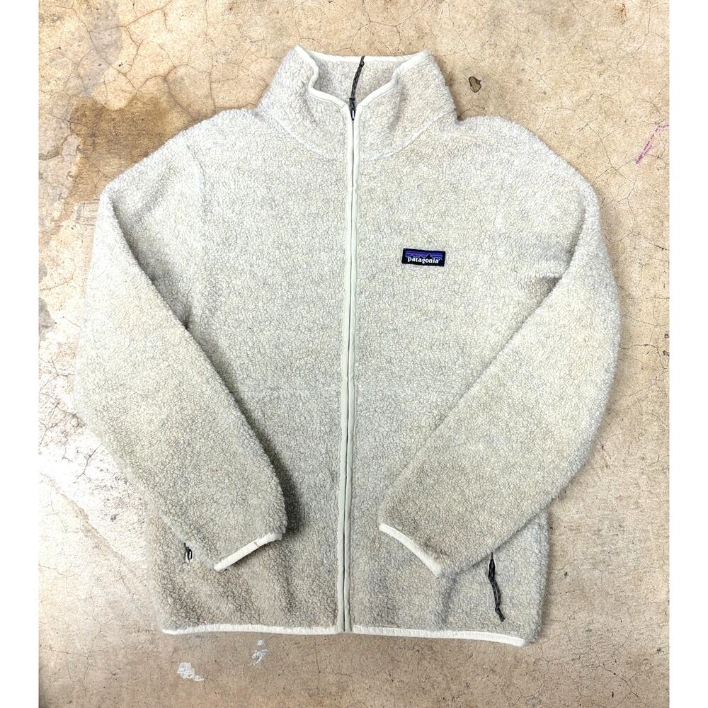 Patagonia Women’s Better Sweater Sherpa Jacket XS Cream Full Zip Fleece